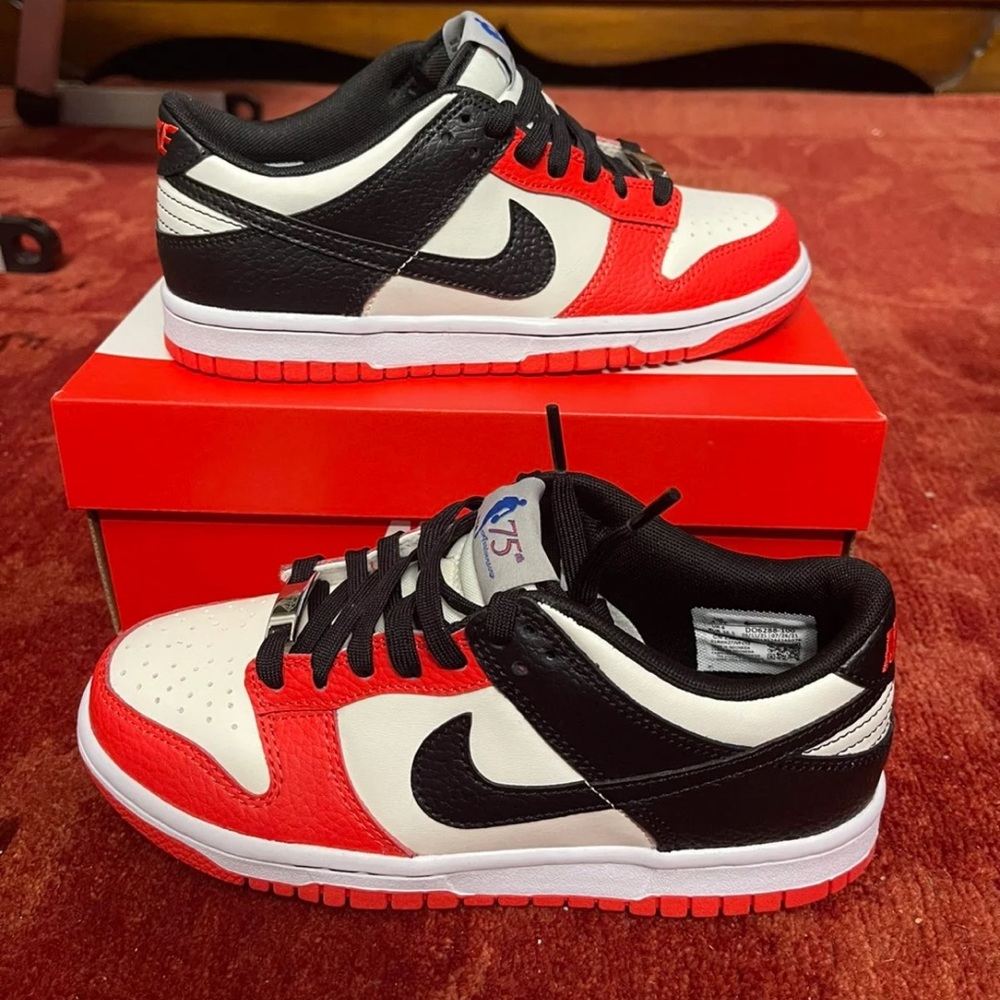 The NBA x Nike Dunk Low EMB “Chicago”
